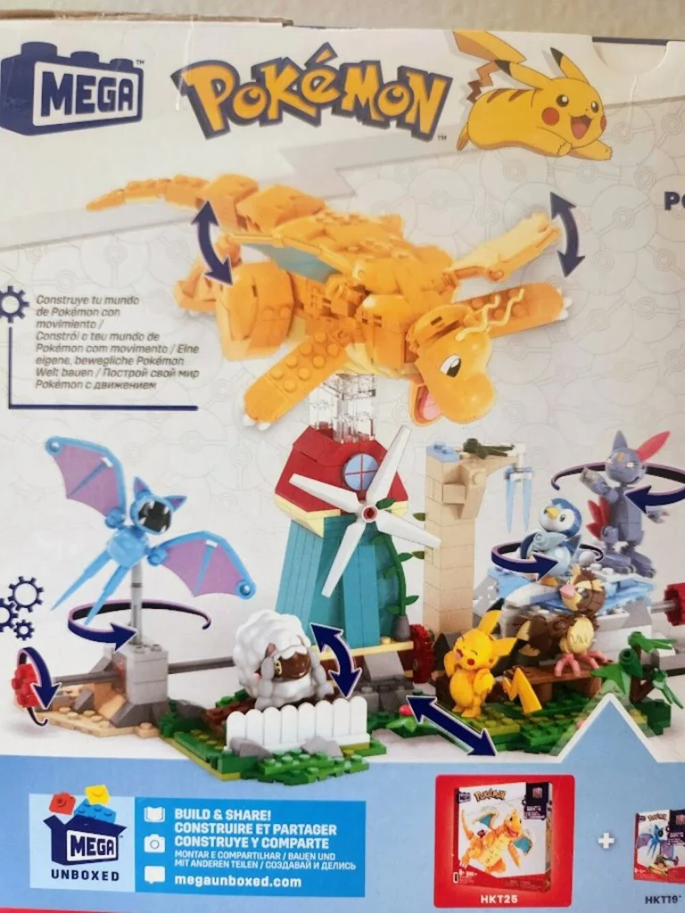NEW Dragonite MEGA Pokémon Action Figure Building Toys Set LEGO COMPATIBLE 387 P